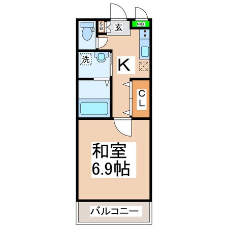 エスペランスの物件間取画像